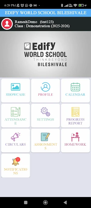 Edify World School-Bileshivale Screenshot 1