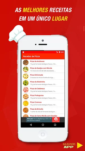 Receitas de Pizza Screenshot 0