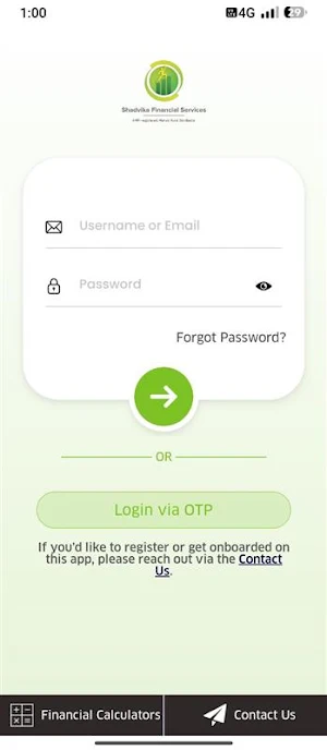 Shadvika Financial Services Screenshot 0