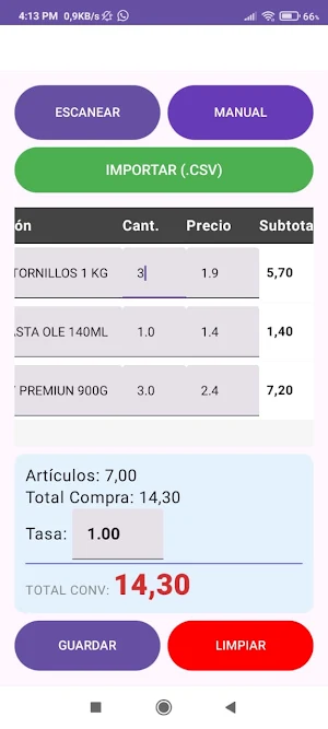 Mi lista de Víveres  VENEZUELA Screenshot 0
