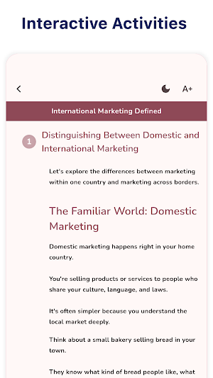 International Marketing Screenshot 2