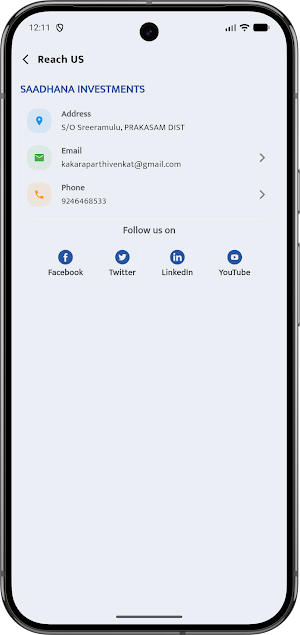 Saadhana Investments Screenshot 2