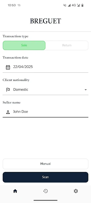 Breguet Warranty Screenshot 0