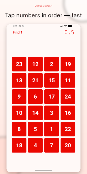 Double Dozen - Tap Speed Game Screenshot 1