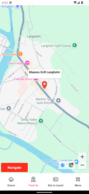 Maanos Grill Langholm Screenshot 1