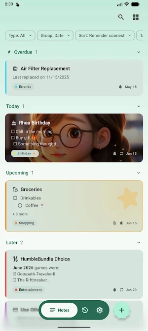 Remember: Notes & Reminders Screenshot 0