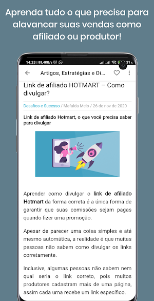 Marketing Digital para Afiliados | Hotmart Screenshot 3