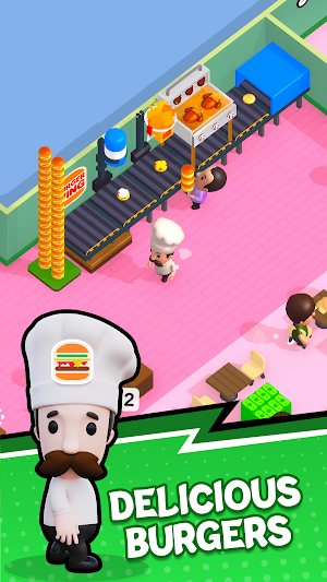 Burger Shop game - My cafe 3d Screenshot 1