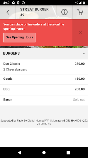Str'eat Burger 49 Screenshot 2