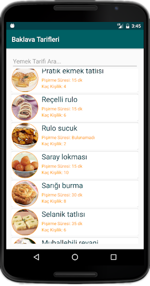 İnternetsiz Baklava Tarifleri Screenshot 2