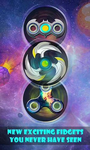 Fidget Spinner : Space Simulat Screenshot 1