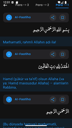 Quran Azerbaijani Screenshot 2