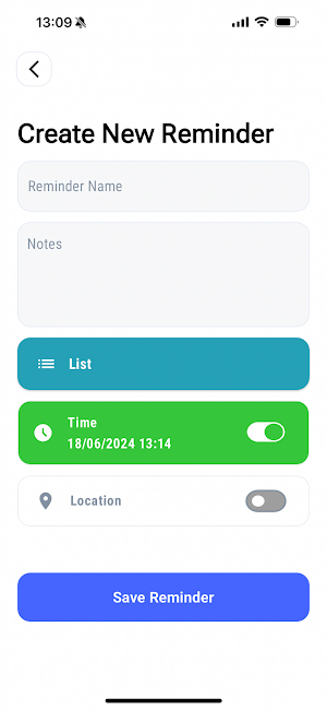 RemindMeWhere Reminders Screenshot 3