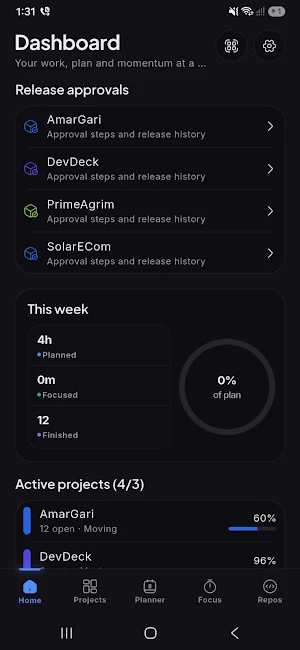 DevDeck - Developer Workspace Screenshot 0