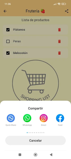 Lista de la compra Screenshot 2