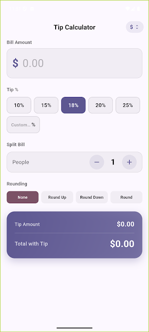 Tip Calculator Split Screenshot 2