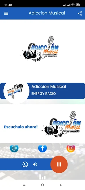 Radio Adiccion Musical Online Screenshot 0