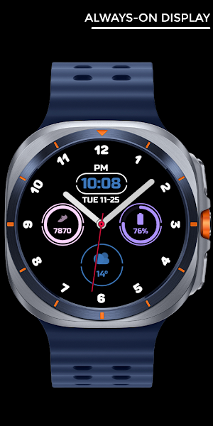Night 17A - Analog Watch Face Screenshot 2