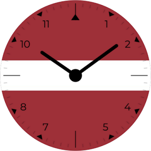 Latvia Analog Watch Face Screenshot 3