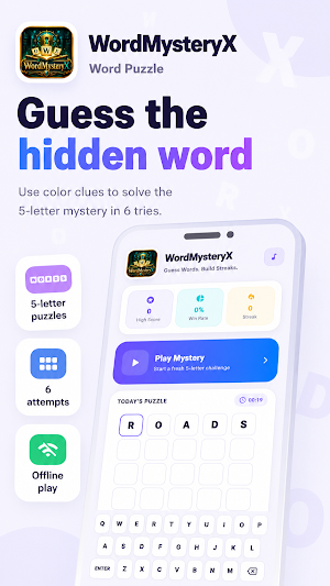 WordMysteryX: Word Puzzle Screenshot 3