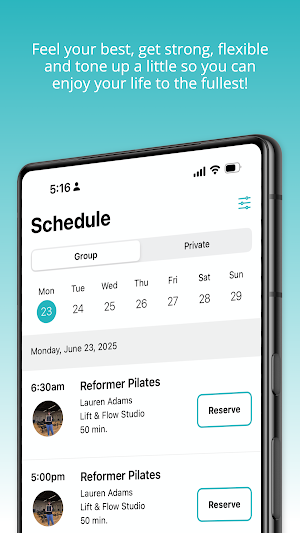 Lift & Flow Studio Screenshot 3