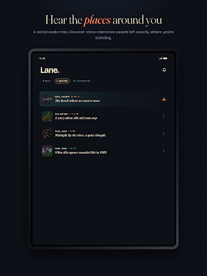 MemoryLane: Voice Map Screenshot 3