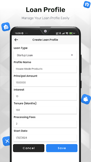 Loan EMI Calculator Screenshot 3