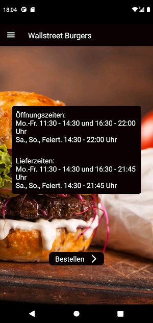 Wallstreet Burgers Screenshot 1