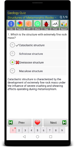 Geology Quiz Screenshot 2
