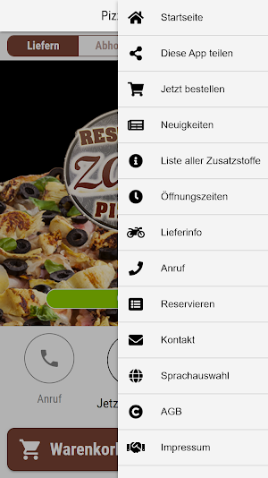 Pizzeria Zara Screenshot 2