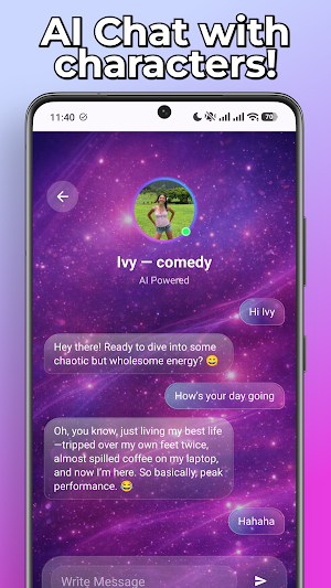 Ivy Jones Fake Call & Chat Screenshot 2