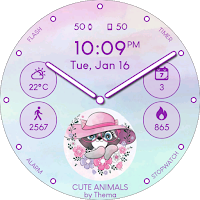 Cute Animals Watch Face