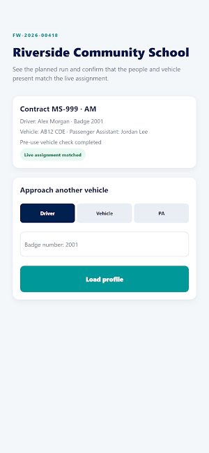 School Transport Council Screenshot 3