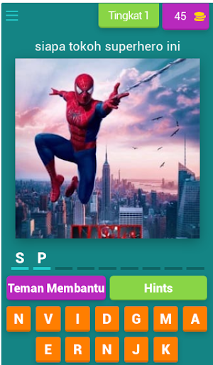 tebak gambar tokoh super hero Screenshot 0