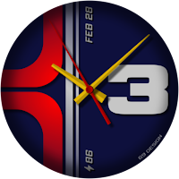 [69D] Race   analog watch face