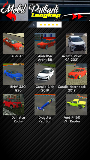 Mod Mobil Pribadi Lengkap Screenshot 1