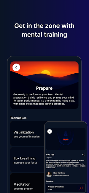 OneAthlete - Improve your game Screenshot 0