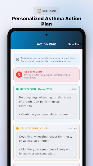 RespiLog Screenshot 2
