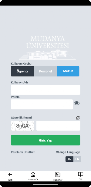 Mudanya Üniversitesi Screenshot 0