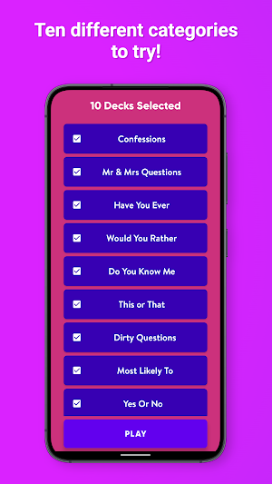 Date Night Games: Couples Quiz Screenshot 1