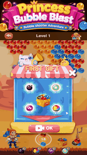 Princess Bubble Blast Screenshot 2