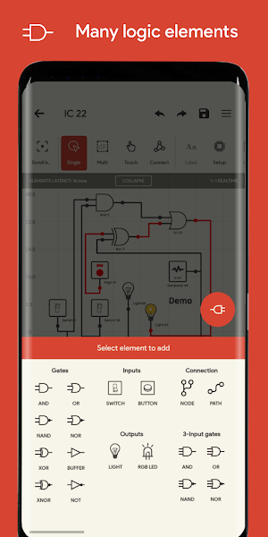 Logic Circuit Simulator Pro Screenshot 2