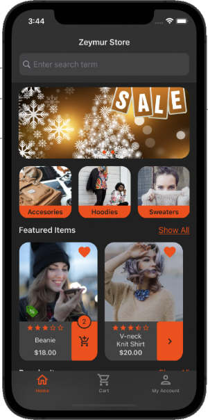 Zeymur Shopping Template XF Screenshot 0