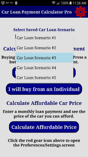 Auto Car Loan Payment Calculator Pro Screenshot 1