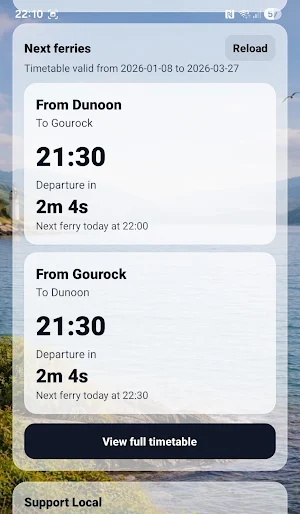 Western Ferries Checker Screenshot 3