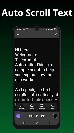 Teleprompter Automatic Screenshot 1