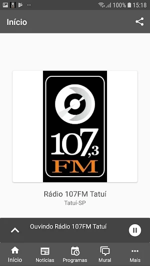 Rádio 107 FM Screenshot 1