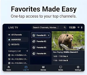 Smart Giga Player M3U & Xtream Screenshot 1