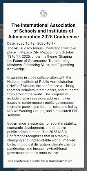 The IASIA 2025 Conference Screenshot 2