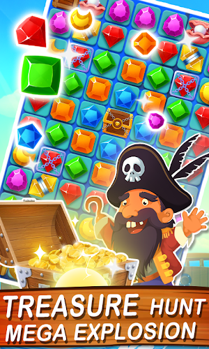 Pirate Jewels Treasure - Jewel Matching Blast Screenshot 1